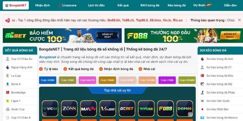 Hệ thống BongdaNET 66 cá nhân hóa theo trải nghiệm người dùng